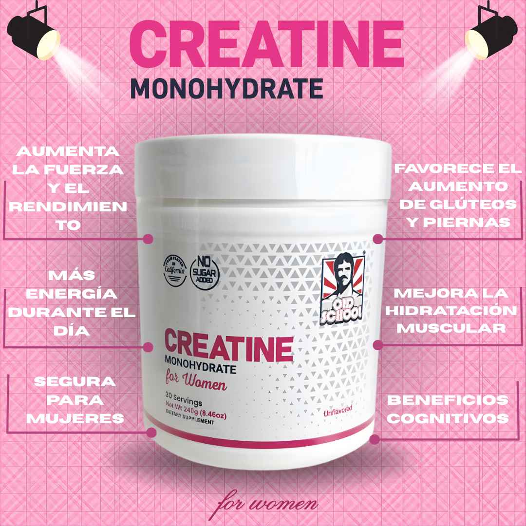 CREATINA MONOHYDRATE FOR WOMEN