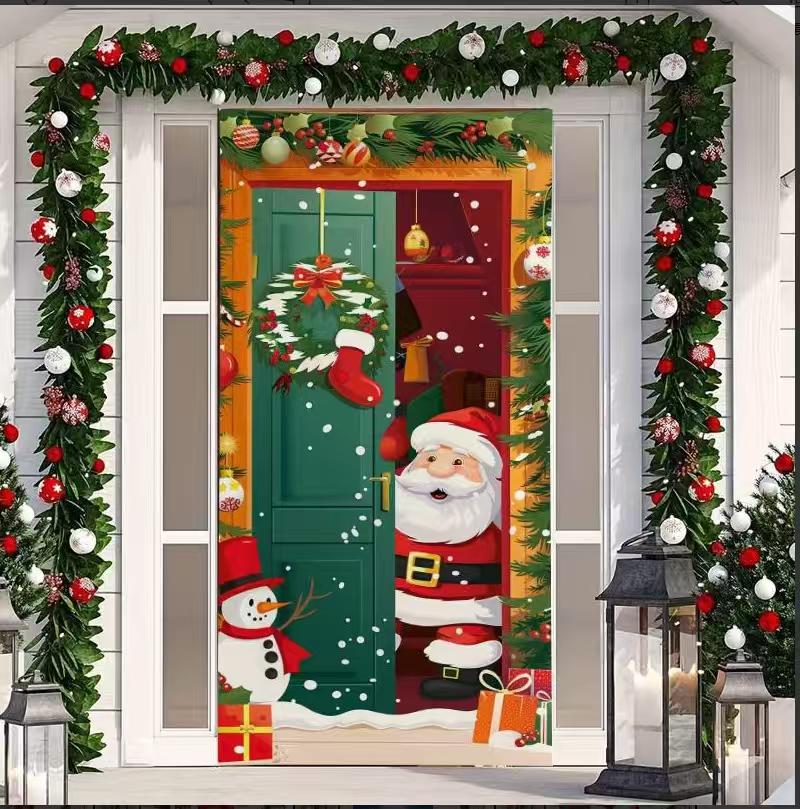 FORRO DE PUERTA NAVIDEÑO