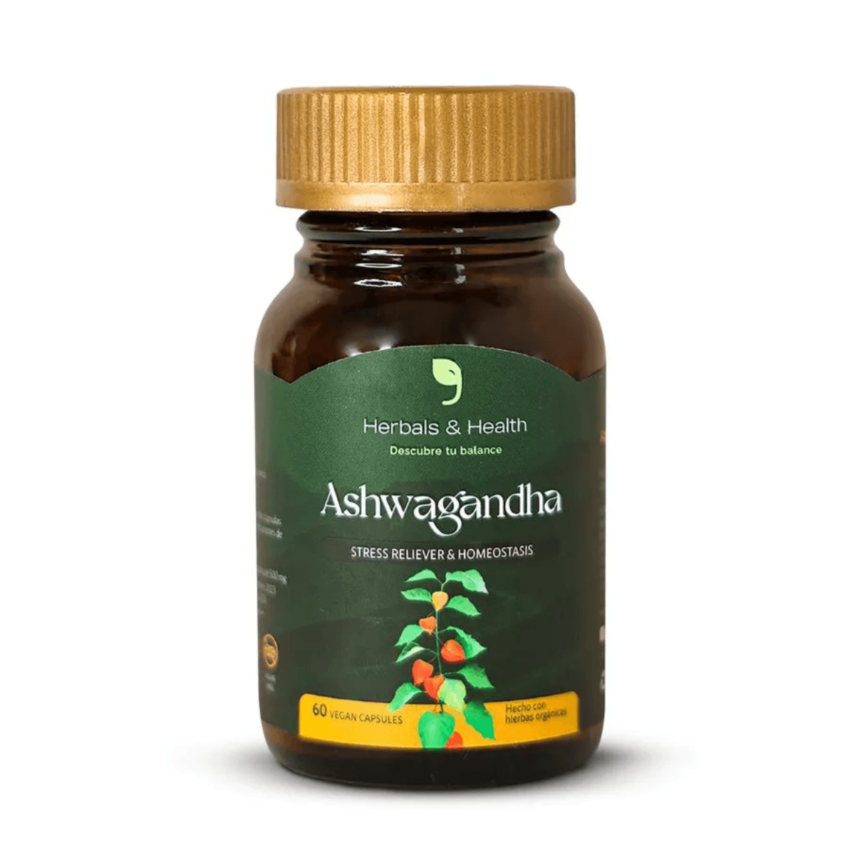 ASHWAGANDHA Cápsulas Naturales para el Estrés y Equilibrio