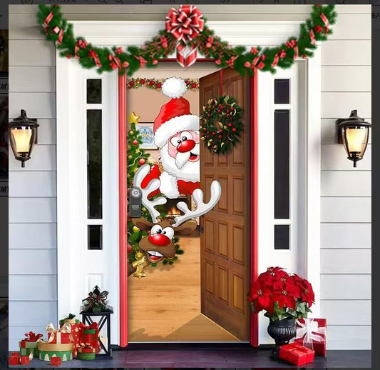 FORRO DE PUERTA NAVIDEÑO