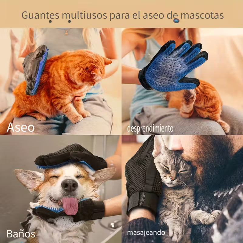 Guante Bobo Touch para eliminar el pelo de perros y gato