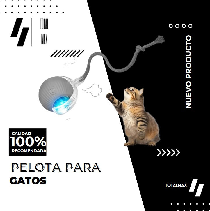 Pelota Interactiva para Mascota con Soga Juguete Inteligente