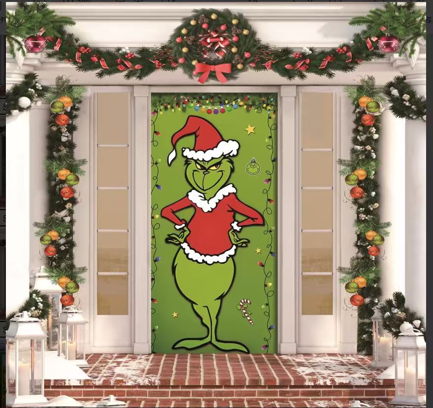 FORRO DE PUERTA NAVIDEÑO