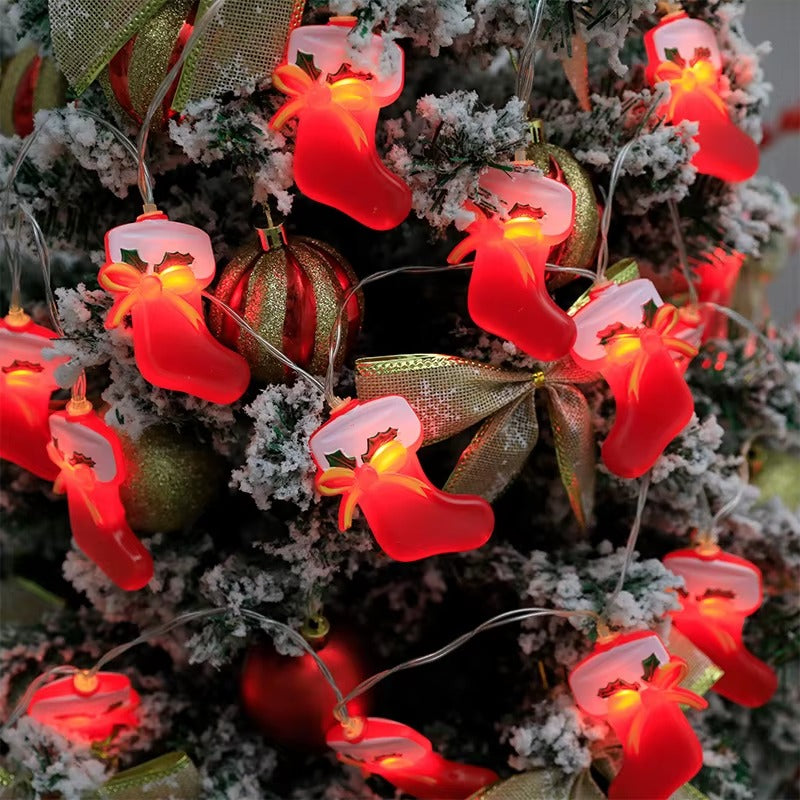 ARBOL DE NAVIDAD 1.50 + 6 CJS. LUCES NAVIDEÑAS 3metros