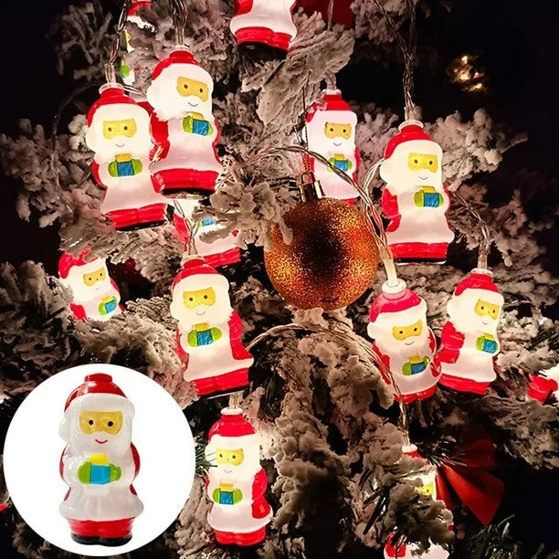 ARBOL DE NAVIDAD 2.10 + 2 CINTA LED NAVIDEÑA + 1 CJA. LUCES NAVIDEÑAS 3metros + 2 LAMPARAS NAVIDEÑAS