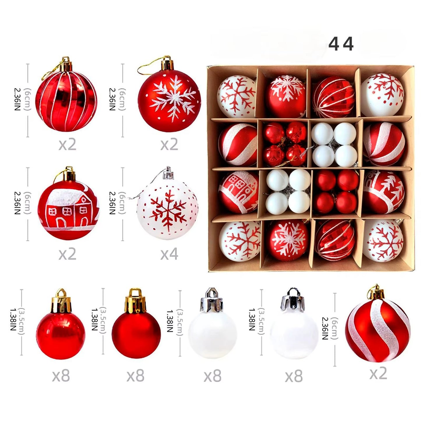 BOX DECORATIVO PREMIUN - 44 PCS
